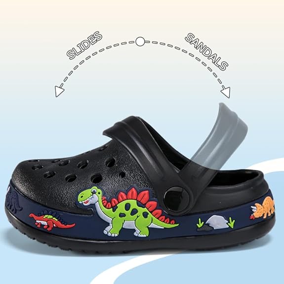 Kids Clogs for Girls Boys Slip on Garden Clogs Slide Sandals Waterproof Beach Pool Shoes Slipper