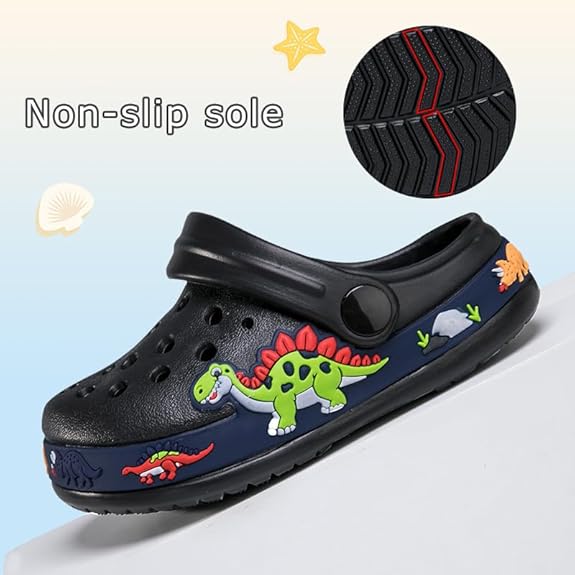 Kids Clogs for Girls Boys Slip on Garden Clogs Slide Sandals Waterproof Beach Pool Shoes Slipper