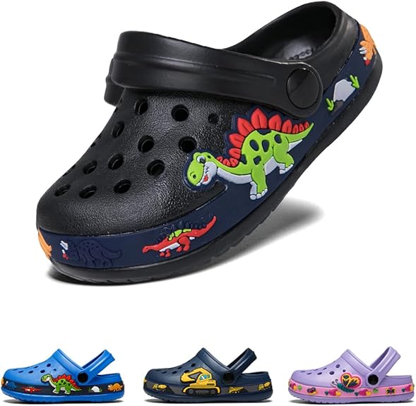 Kids Clogs for Girls Boys Slip on Garden Clogs Slide Sandals Waterproof Beach Pool Shoes Slipper